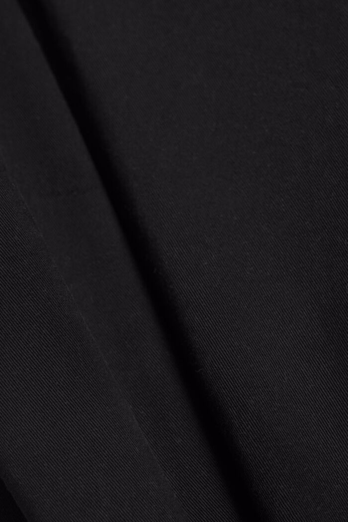 Pantalon stretch longueur corsaire, BLACK, detail image number 4