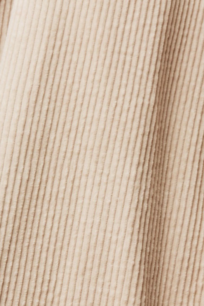 Pantalon CURVY en velours côtelé, 100 % coton, LIGHT TAUPE, detail image number 5