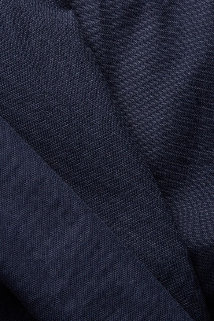 Chemise en coton à poche-poitrine, NAVY, detail image number 4