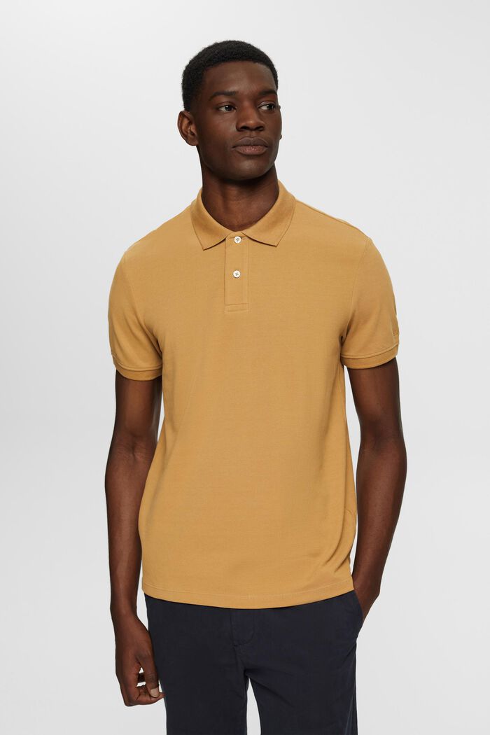 Polo coupe Slim Fit, BEIGE, detail image number 0
