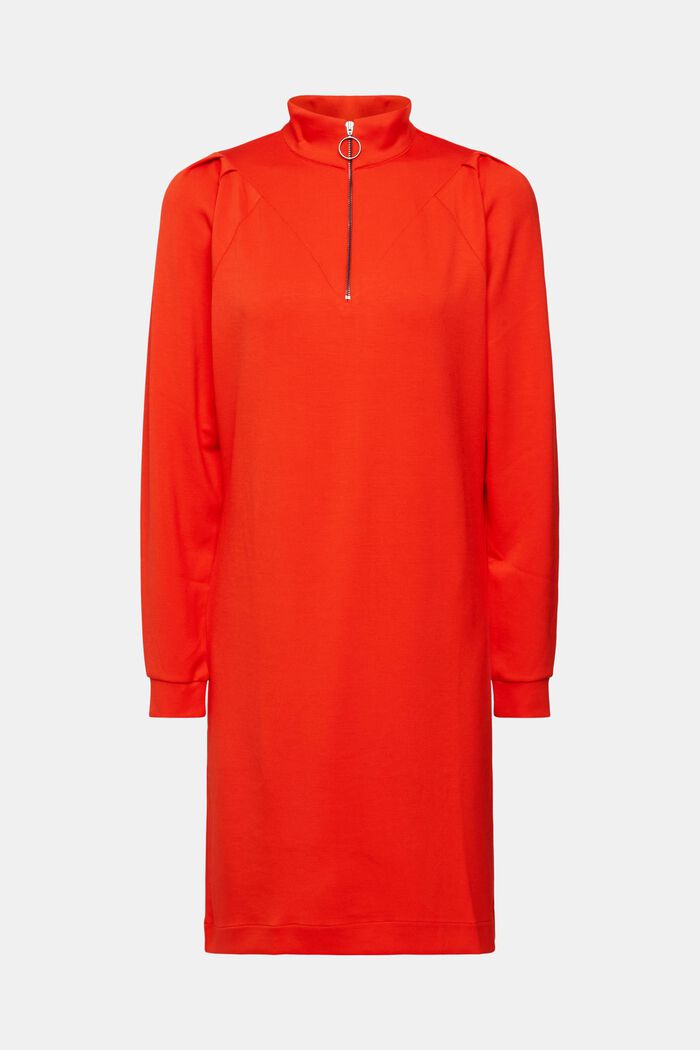 Robe sweat-shirt, RED, overview