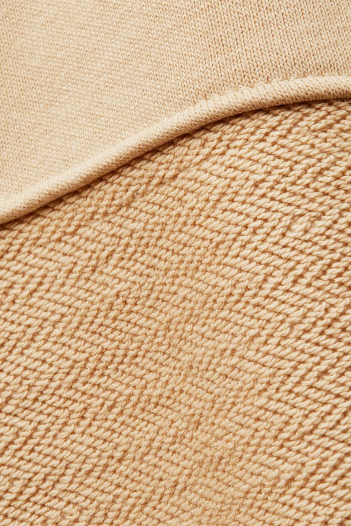 Sweat à capuche court à motif patchwork, SAND, detail image number 5