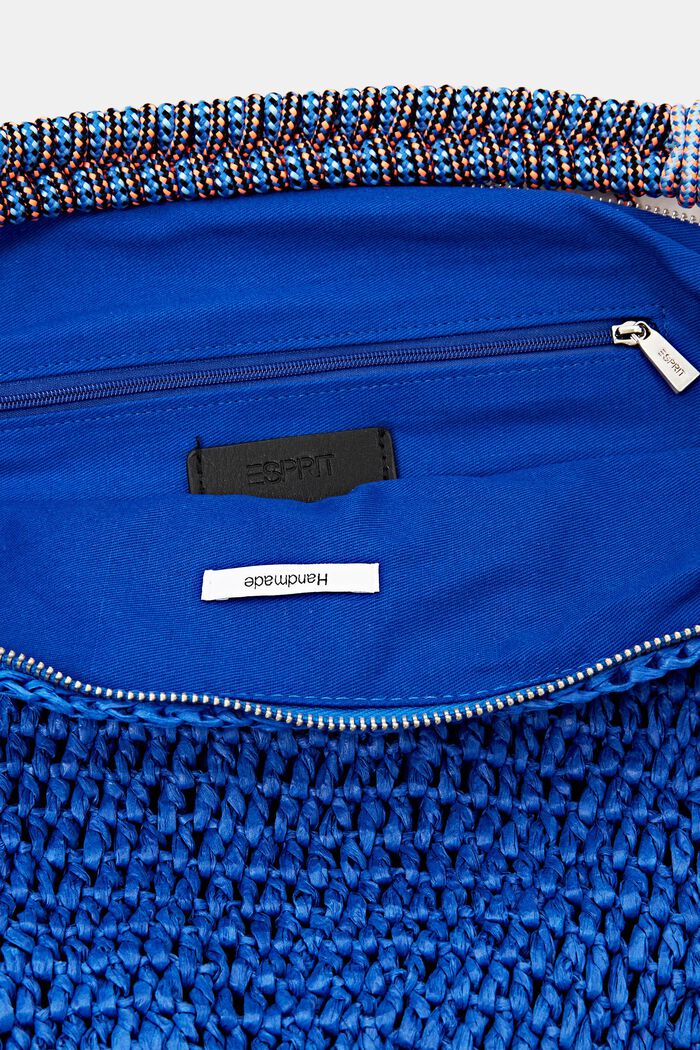 Sac besace crocheté, BRIGHT BLUE, detail image number 2