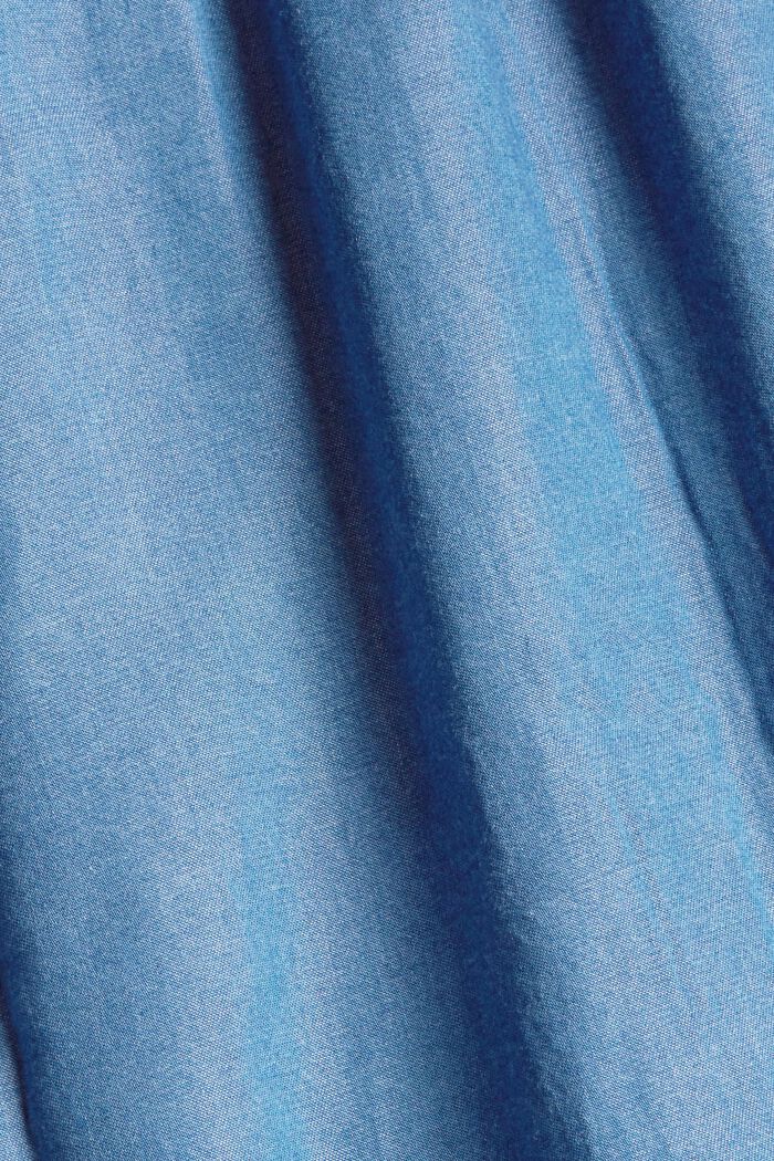 Robe à boutons d’aspect denim, BLUE, detail image number 5