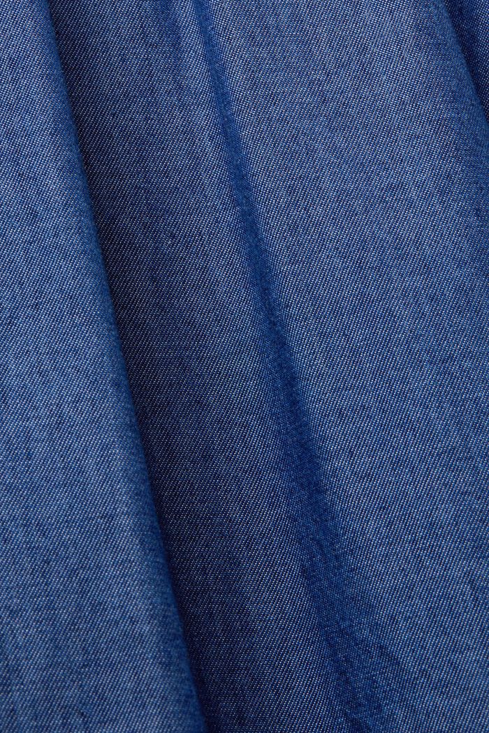Mini-robe aspect denim, TENCEL™, BLUE LIGHT WASHED, detail image number 5