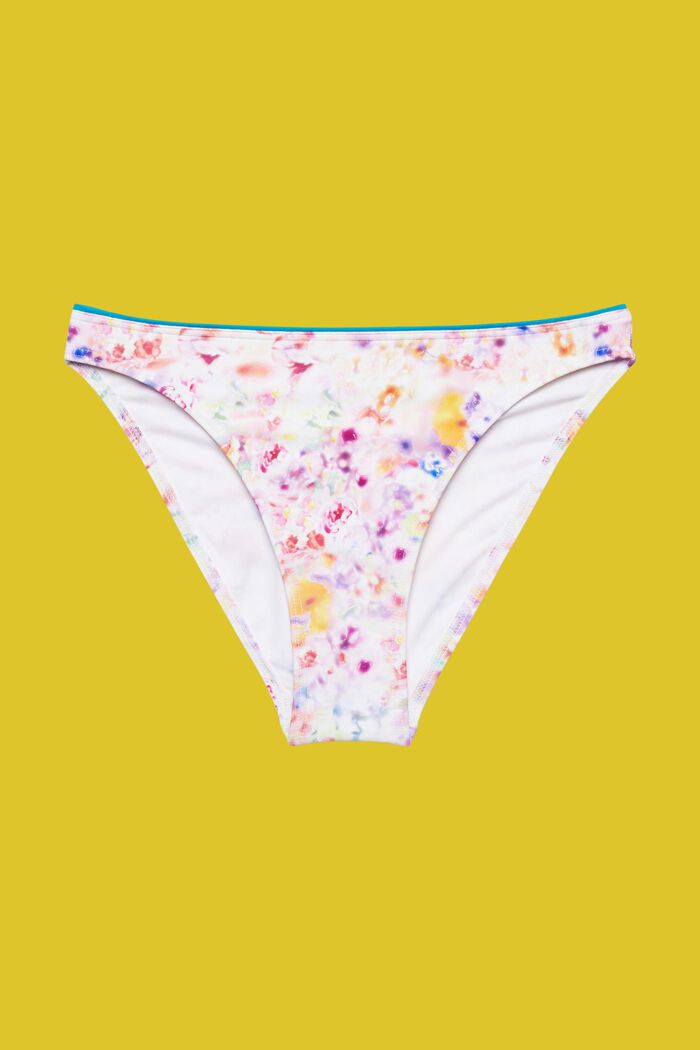 Bas de bikini taille mini à motif à fleurs, TEAL BLUE, detail image number 4