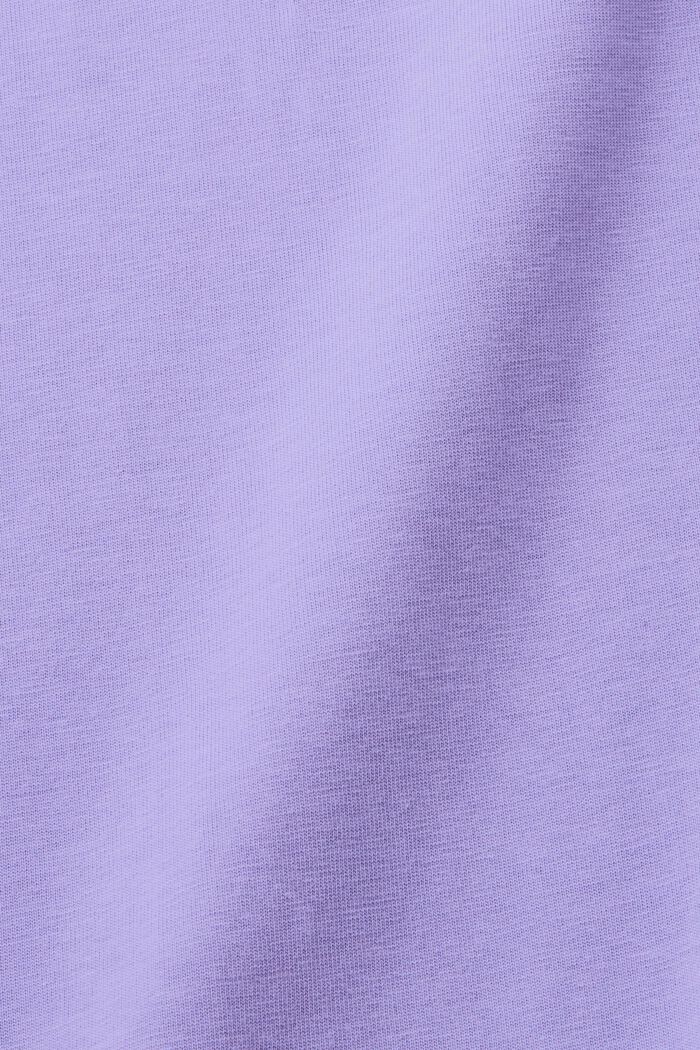 T-shirt ample, 100 % coton, PURPLE, detail image number 6