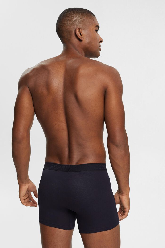 Lot de shorts longs pour Hommes en coton stretch, NAVY, detail image number 4