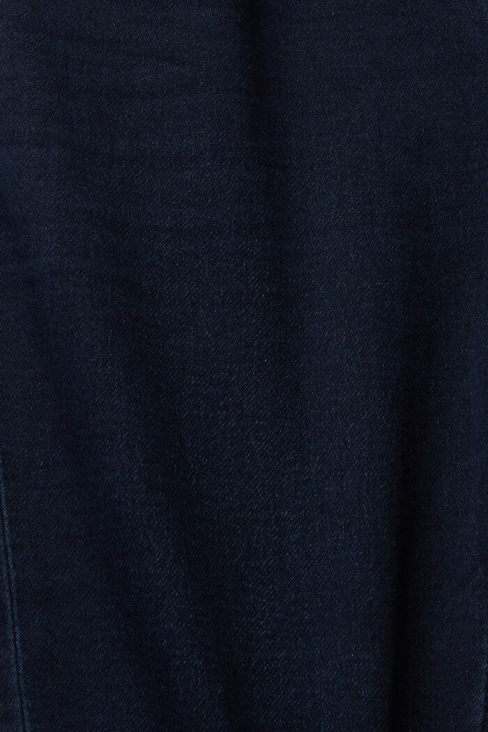 Jean stretch en coton biologique mélangé, BLUE RINSE, detail image number 6