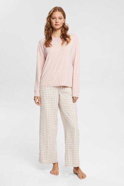 Pantalon de pyjama à carreaux en flanelle