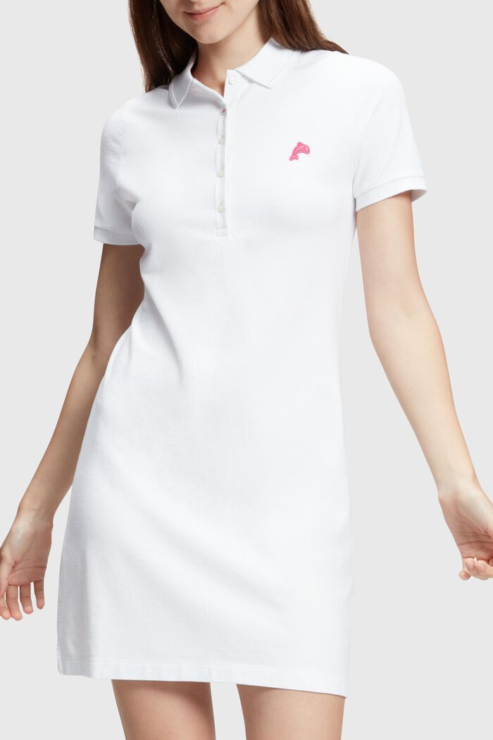 Robe polo classique Dolphin Tennis Club, WHITE, detail image number 0