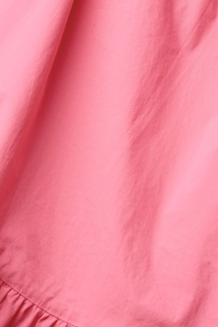 Robe chemisier maxi longueur, PINK FUCHSIA, detail image number 4
