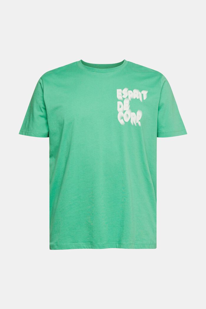 T-shirt à imprimé, en jersey, GREEN, detail image number 5