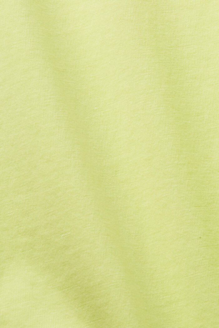 T-Shirts, LIME YELLOW, detail image number 4