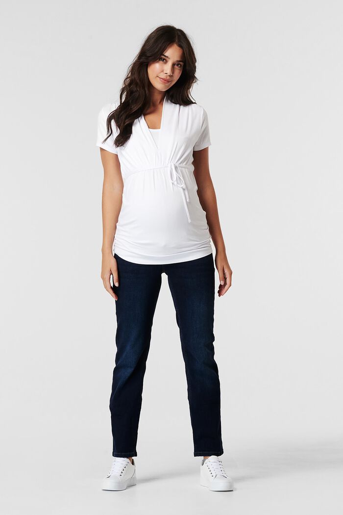 T-shirt à fonction d’allaitement, LENZING™ ECOVERO™, WHITE, detail image number 0