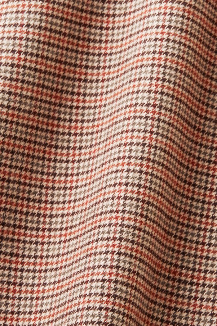 Mini-jupe à carreaux, CARAMEL, detail image number 5