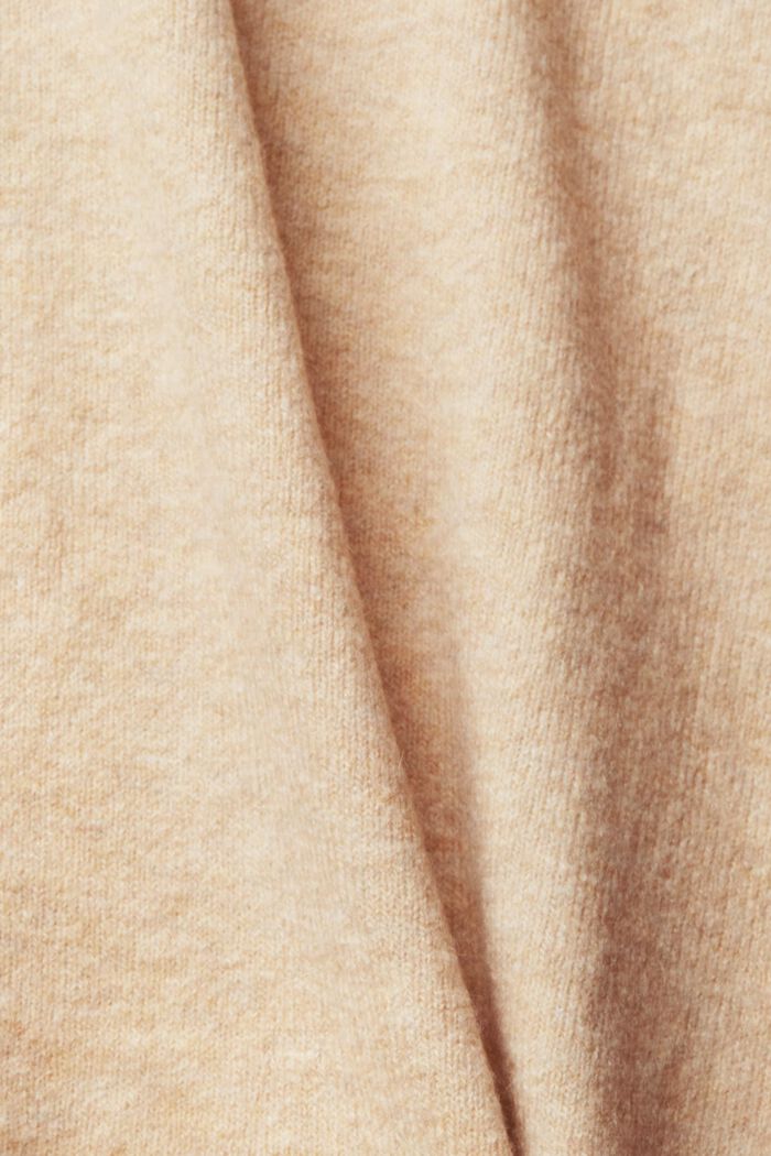 Cardigan en laine mélangée CURVY, SAND, detail image number 5