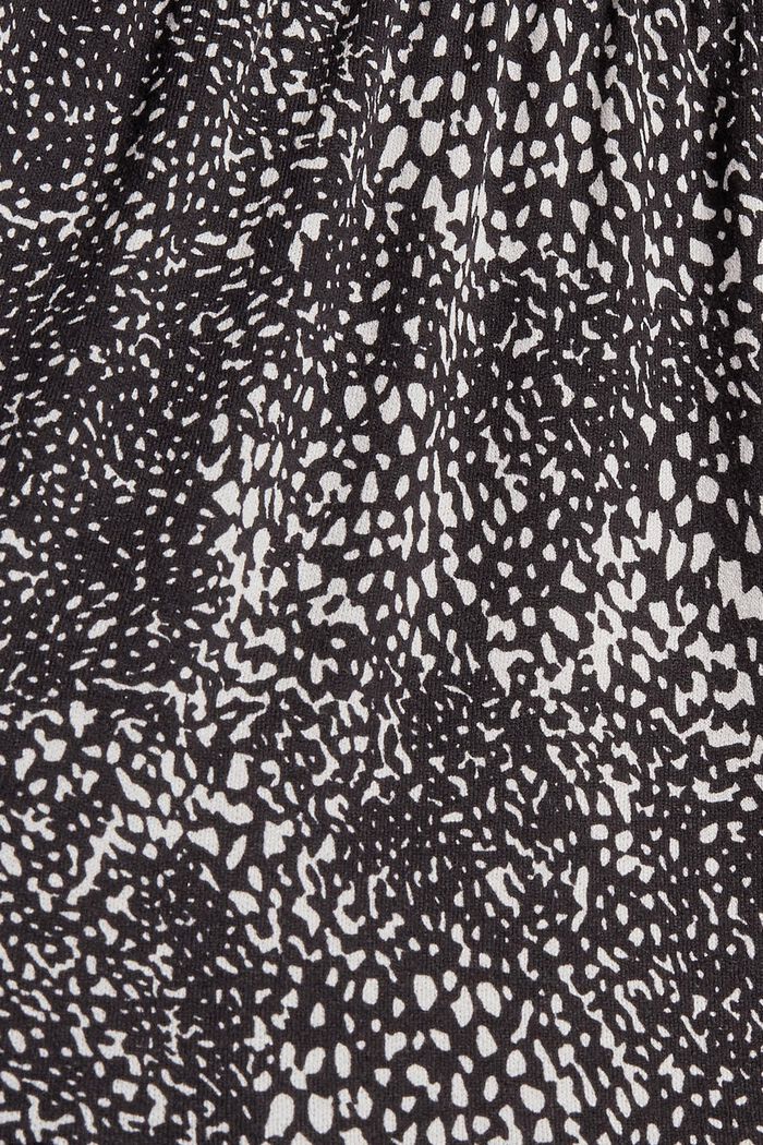 Robe en jersey à ruchés, LENZING™ ECOVERO™, NEW BLACK, detail image number 4