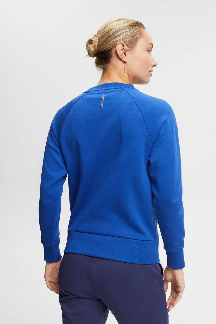 Sweat-shirt doté de poches zippées, BRIGHT BLUE, detail image number 3