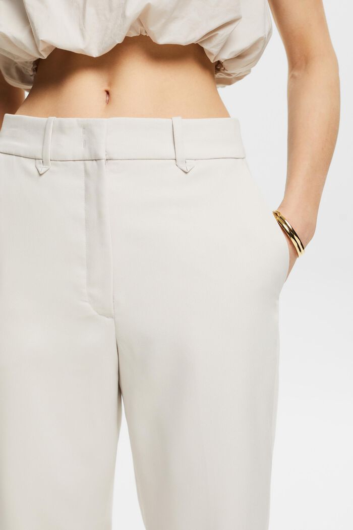 Chino à taille mi-haute, LIGHT BEIGE, detail image number 4