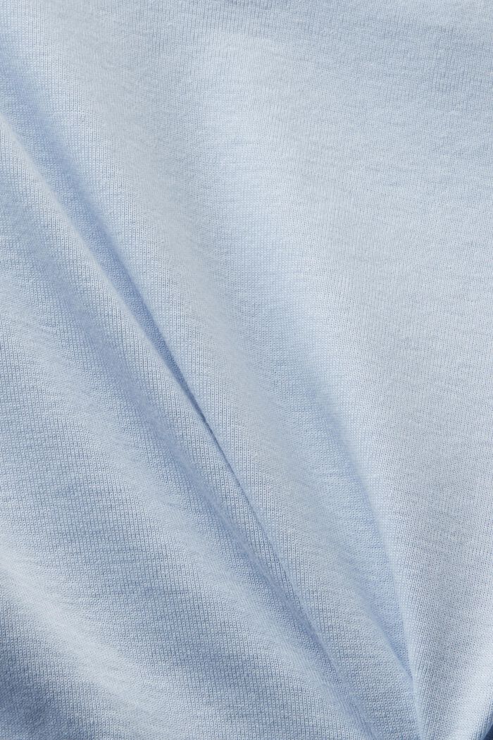 T-shirt en coton à manches courtes, LIGHT BLUE, detail image number 5