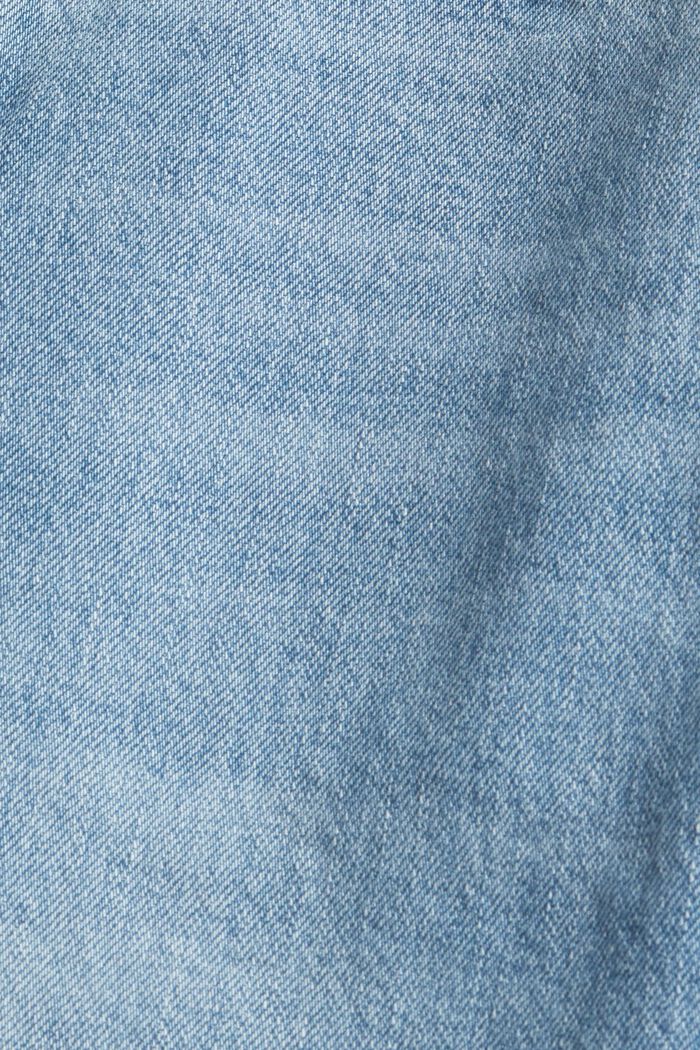 Jean stretch à taille haute, BLUE LIGHT WASHED, detail image number 4