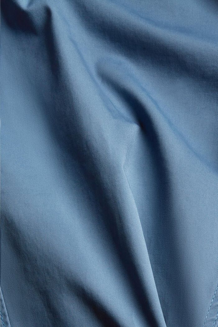 Chino de coupe étroite en coton biologique, BLUE, detail image number 1