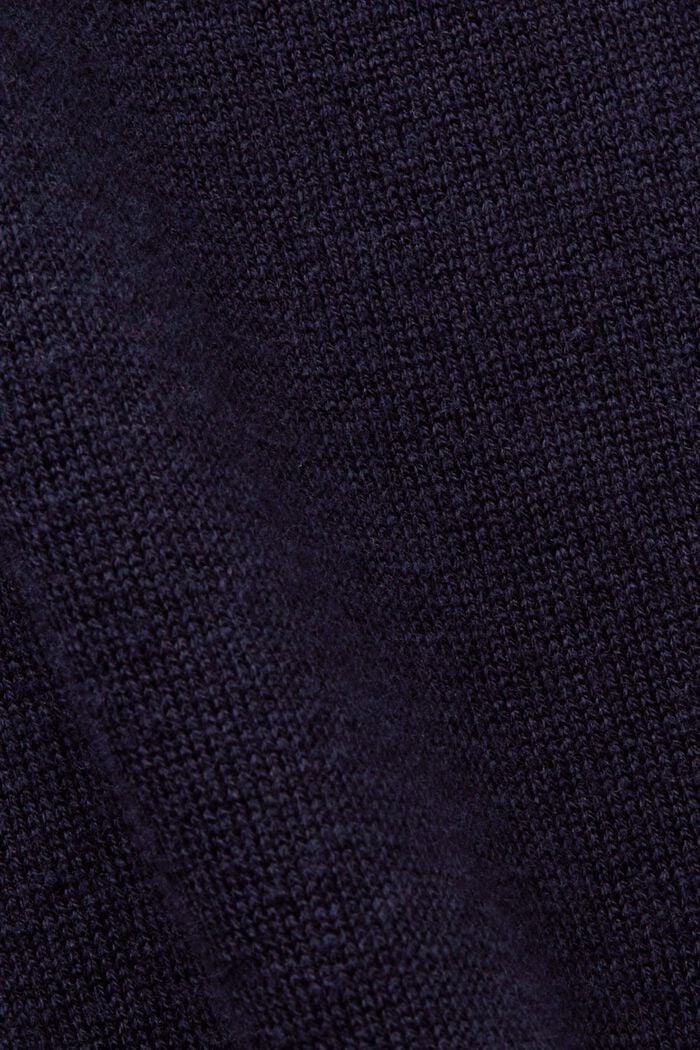 Polo en mélange de coton durable et TENCEL, NAVY, detail image number 5