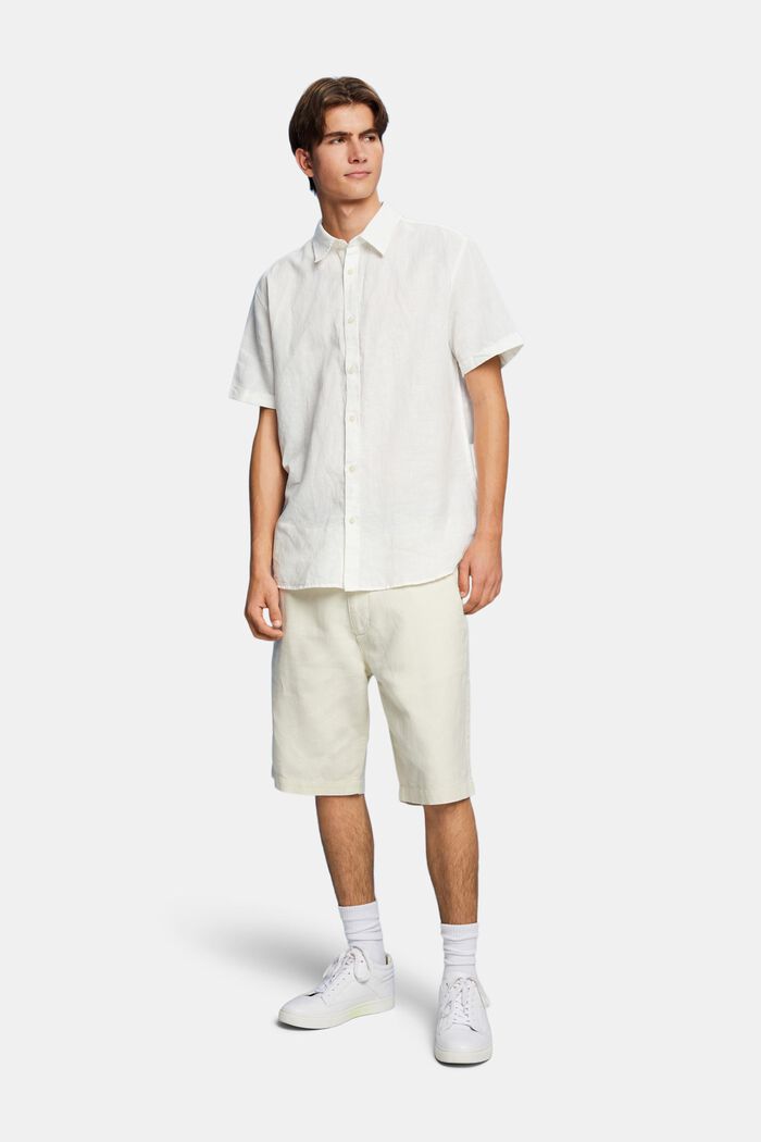 Shirts woven Regular Fit, OFF WHITE, detail image number 5
