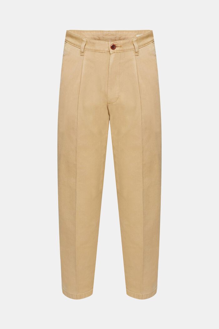 Chino de coupe Loose Fit, CREAM BEIGE, detail image number 7