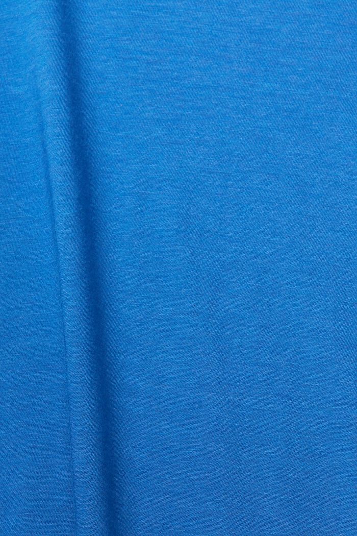 T-shirt à manches longues et col montant, TENCEL™, BLUE, detail image number 4