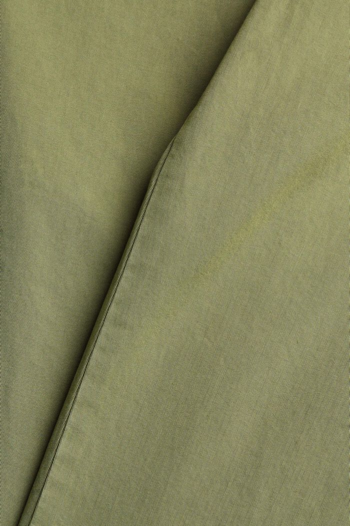Pantalon en coton Pima doté d´un cordon de serrage à la taille, LIGHT KHAKI, detail image number 1