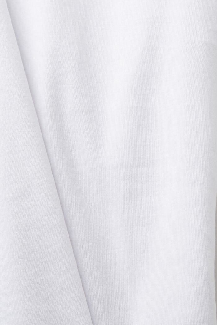 T-shirt en coton, WHITE, detail image number 5
