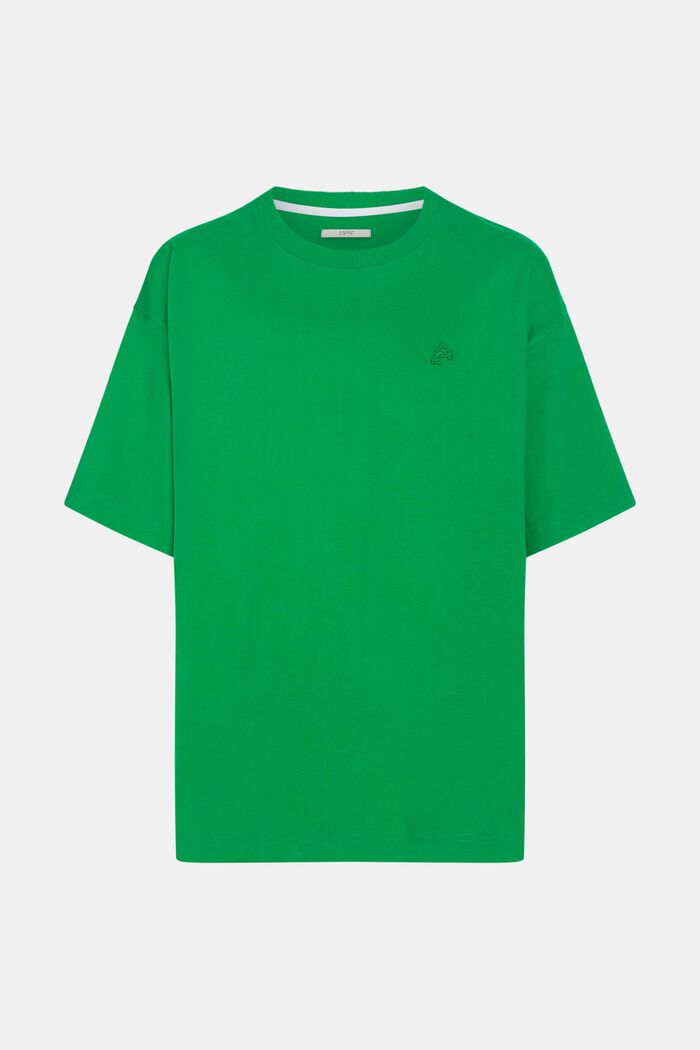 T-shirt Relaxed Fit orné du dauphin coloré, GREEN, overview