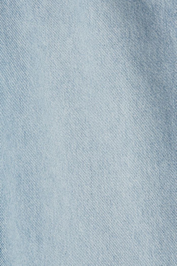 Jean à effets destroy en coton, BLUE LIGHT WASHED, detail image number 4
