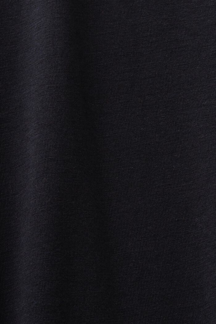 Chemise de nuit en dentelle et jersey, BLACK, detail image number 4