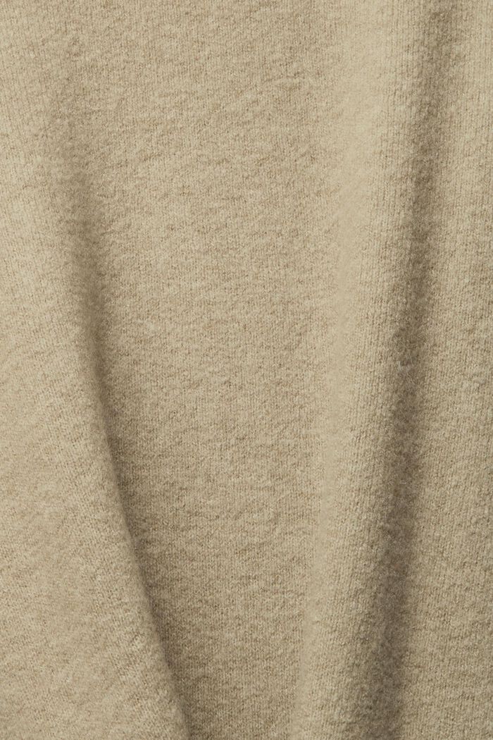 À teneur en laine : le pull-over duveteux, PALE KHAKI, detail image number 5