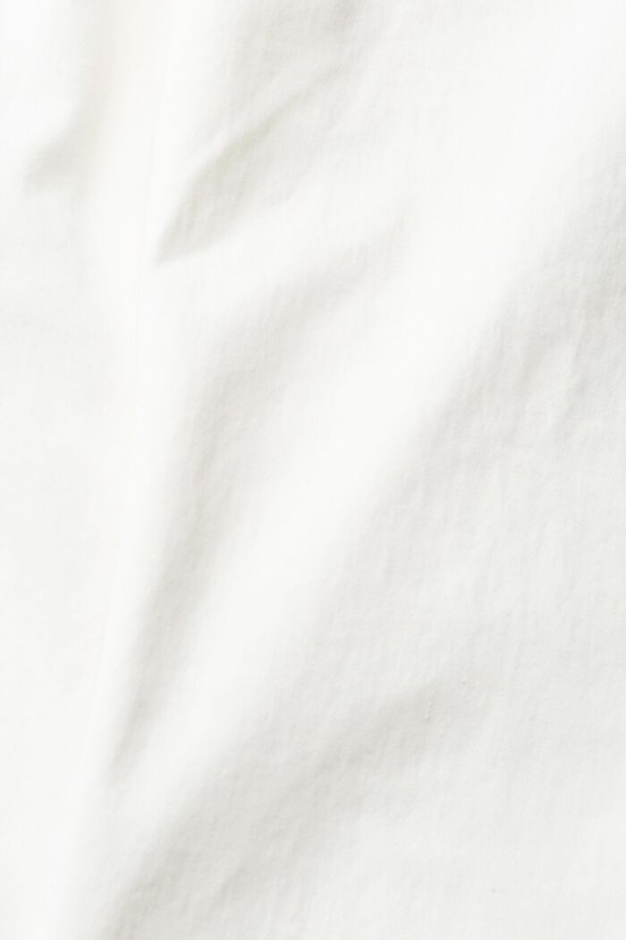 Pantalon stretch longueur corsaire, WHITE, detail image number 4