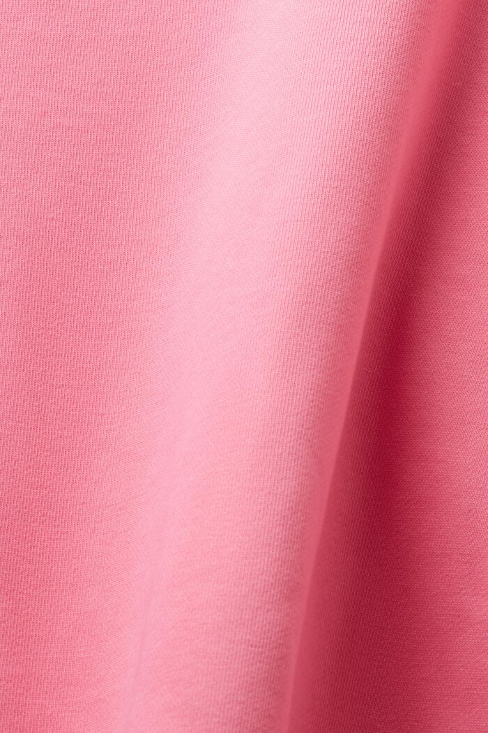 Sweat-shirt logoté unisexe en coton molletonné, PINK FUCHSIA, detail image number 7
