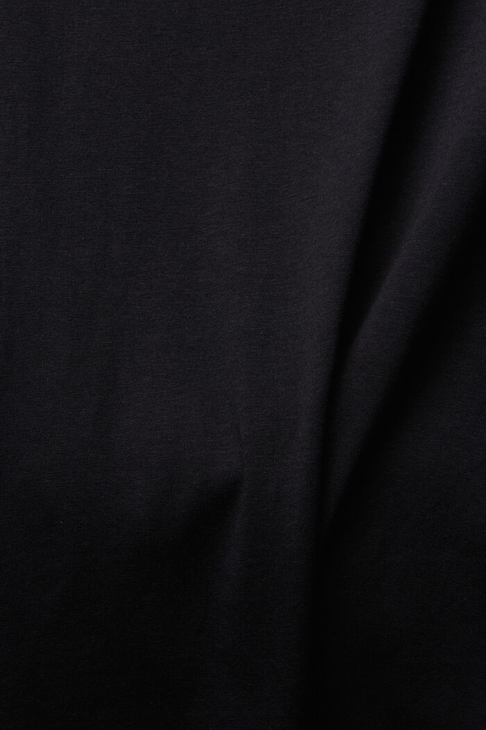 Lot de 2 : t-shirt basique en coton biologique mélangé, BLACK, detail image number 5