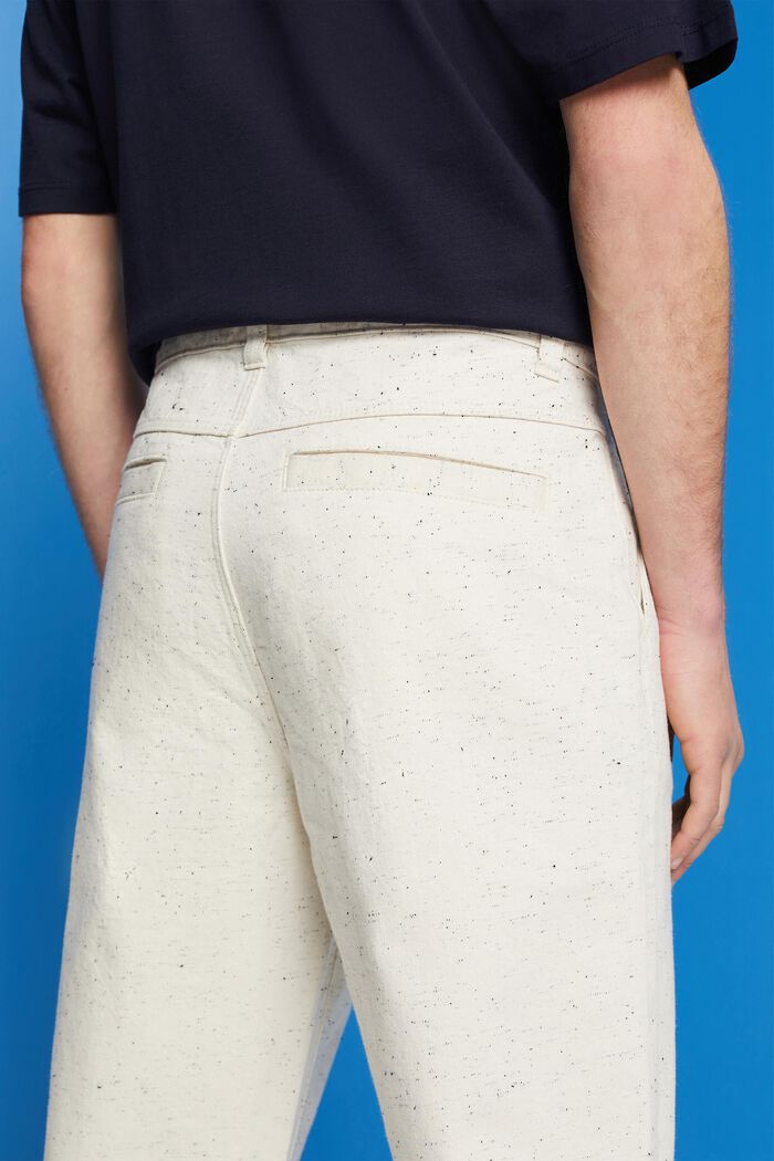 Pantalon de coupe boule, OFF WHITE, detail image number 2