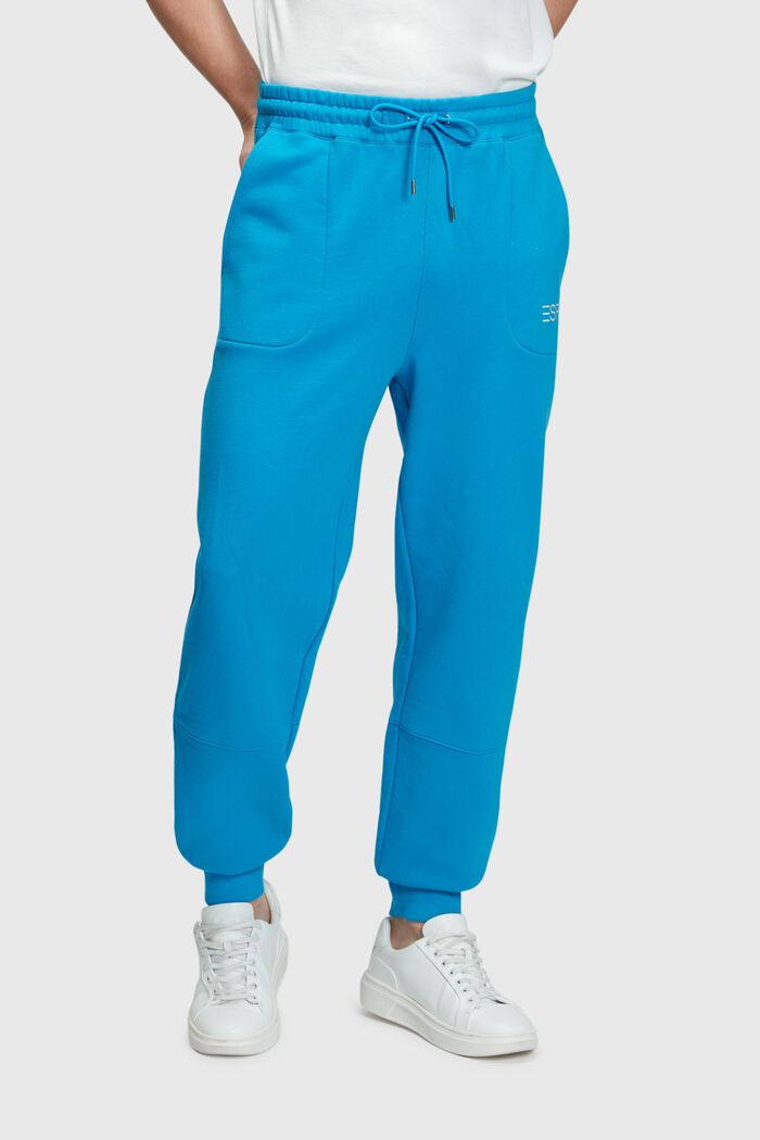 Pantalon de jogging style colour blocking, BRIGHT BLUE, detail image number 0