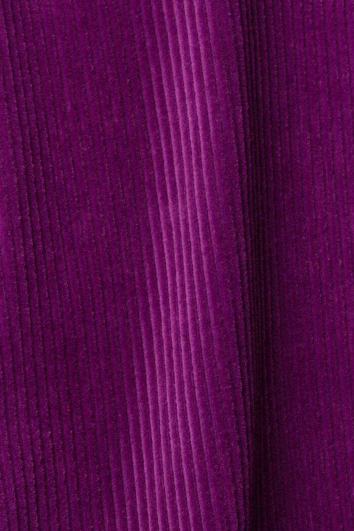 Sweat-shirt en velours côtelé, VIOLET, detail image number 6