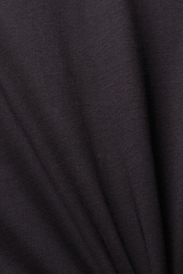T-shirt unicolore, BLACK, detail image number 5