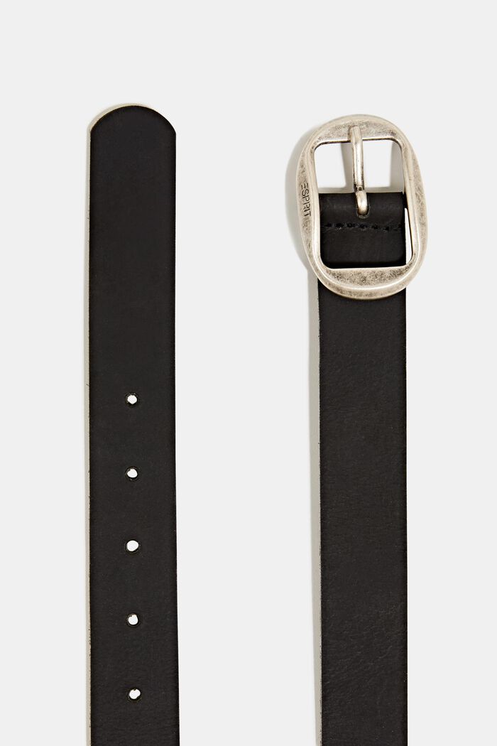 En daim : la ceinture basique, BLACK, detail image number 1