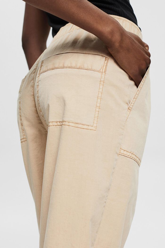 Jupe-culotte à taille élastique, BEIGE, detail image number 5