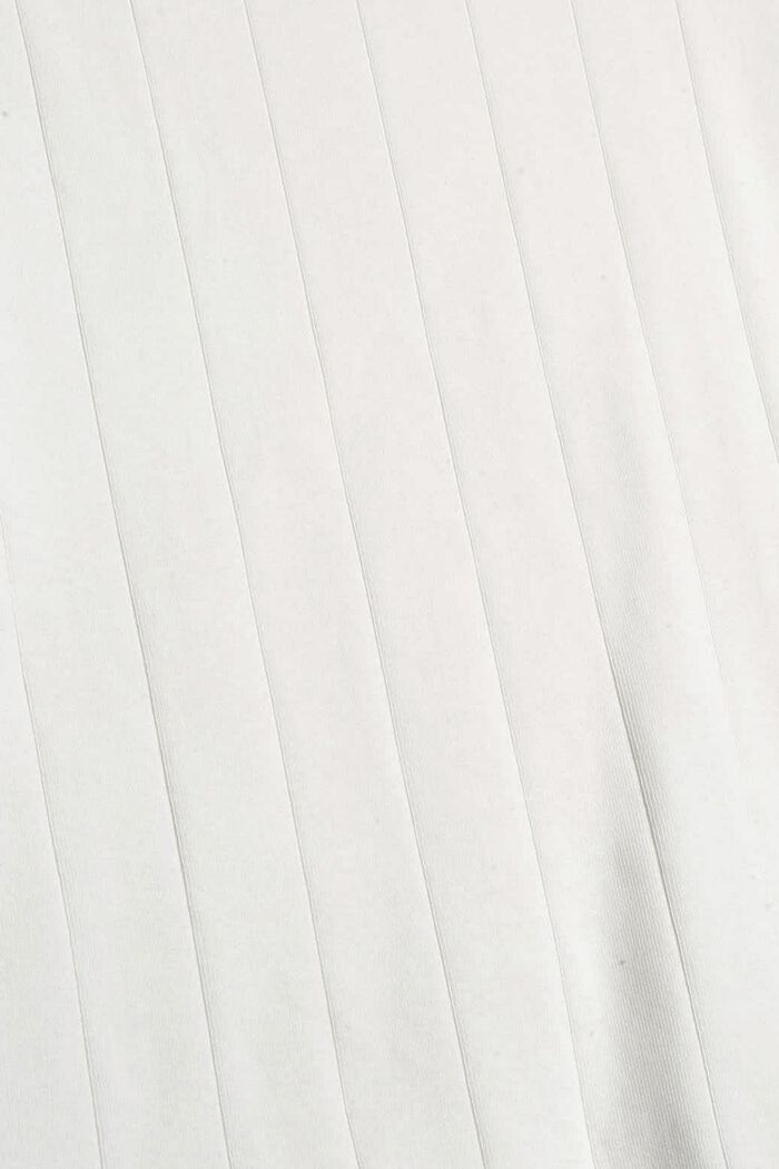 T-shirt à manches longues aux finitions ondulées, OFF WHITE, detail image number 4