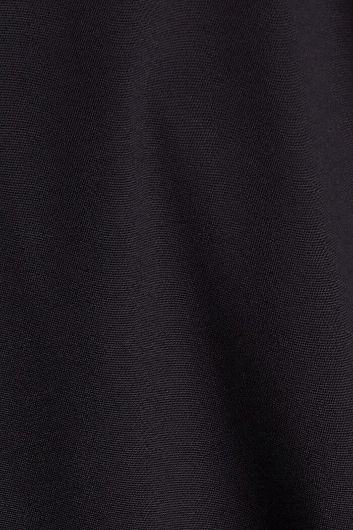 Mini-robe en jersey punto, LENZING™ ECOVERO™, BLACK, detail image number 4