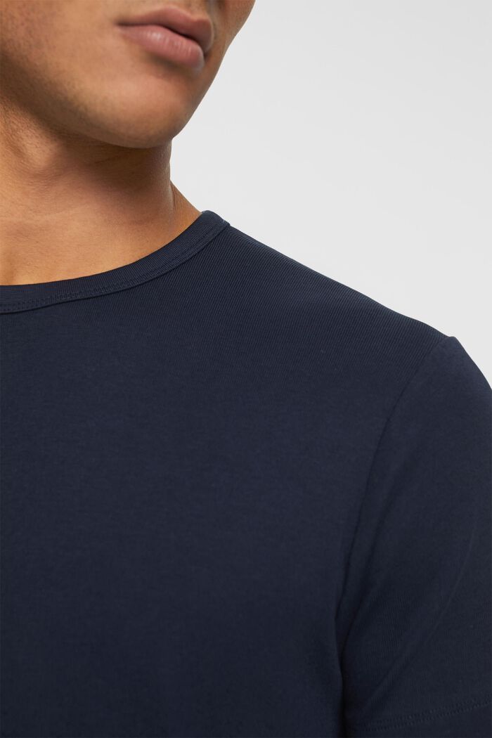 T-shirt en jersey de coupe Slim Fit, NAVY, detail image number 3