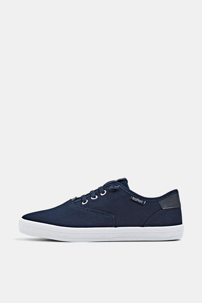 Casual Shoes textile, NAVY, overview